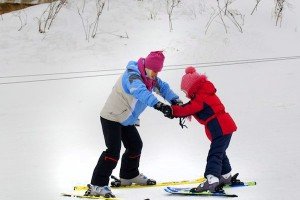 обучение на лыжах